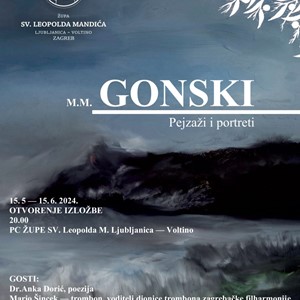 Izložba "Pejzaži i portreti" u Župi sv. Leopolda Mandića, Ljubljanica-Voltino